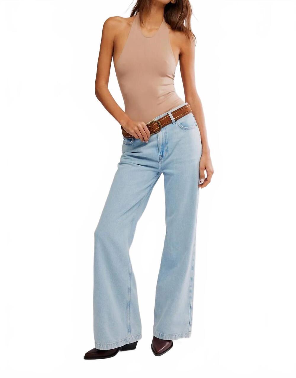 NEW FREE PEOPLE so sleek cami top in tawny birch